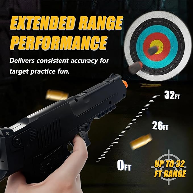 Manual Shell Ejecting Tactical Toy Blaster - Desert Black