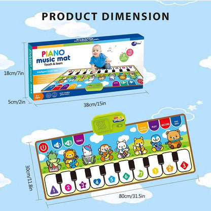 Piano Music Fitness Mat for Baby