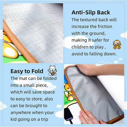 Piano Music Fitness Mat for Baby